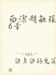 白洁赵敏张倩26章