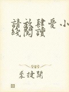 请放肆爱小说在线阅读