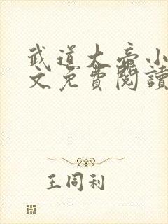 武道大帝小说全文免费阅读无弹窗