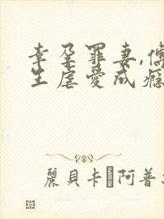 幸孕罪妻,傅先生虐爱成瘾免费阅读封面