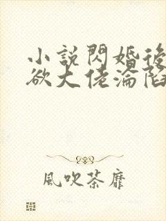 小说闪婚后,禁欲大佬沦陷了全文阅读