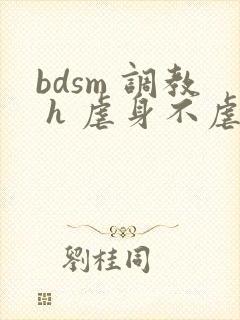 bdsm 调教 h 虐身不虐心 小甜文1v1
