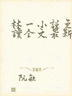 林一小说免费阅读全文最新章节