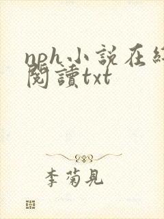 nph小说在线阅读txt封面