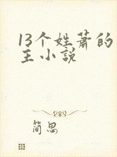 13个姓萧的男主小说