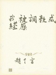 我被调教成m的经历封面