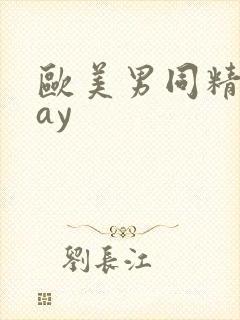 欧美男同精品gay