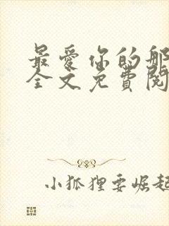 最爱你的那十年全文免费阅读