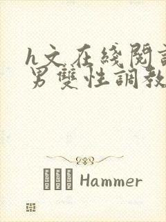 h文在线阅读男男双性调教封面