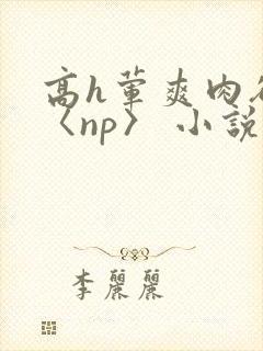 高h荤爽肉欲文〈np〉 小说