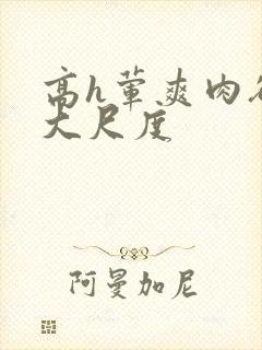 高h荤爽肉欲文大尺度