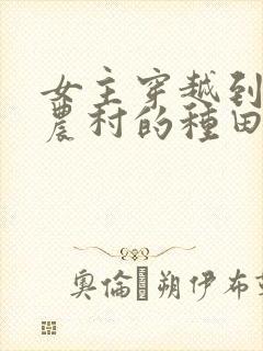 女主穿越到古代农村的种田文