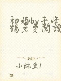 初婚by千峰一鹤免费阅读笔趣阁小说