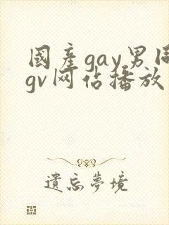 国产gay男同gv网站播放免费