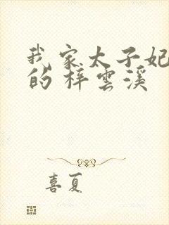 我家太子妃超凶的 梓云溪