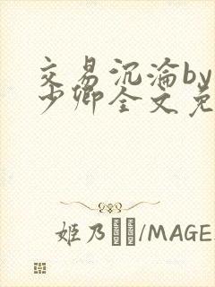 交易沉沦by许少卿全文免费阅读