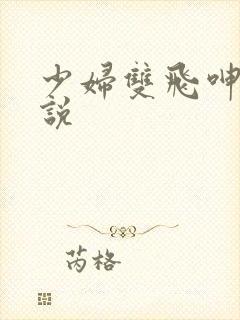 少妇双飞呻吟小说