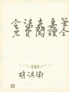 合法夫妻笔趣阁免费阅读全文