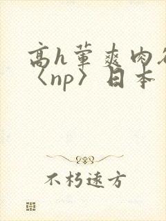 高h荤爽肉欲文〈np〉日本