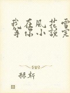 我在风花雪月里等你小说完整免费