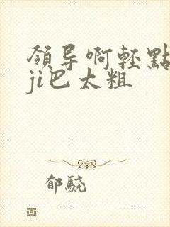 领导啊轻点灬大ji巴太粗