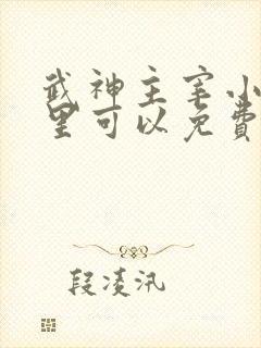 武神主宰小说哪里可以免费阅读