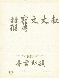 甜宠文大叔现言推荐封面