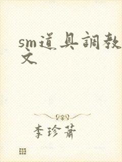 sm道具调教男文