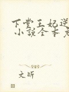 下堂王妃逆袭记 小说全本免费封面