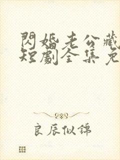 闪婚老公藏不住短剧全集免费观看