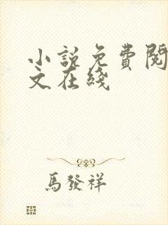 小说免费阅读全文在线