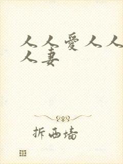 人人爱人人爽人人妻封面