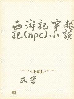 西游记穿越女日记(npc)小说三个反男主