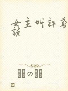 女主叫许鸢的小说