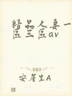 精品人妻一区二区三区av