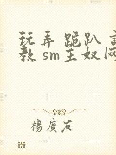 玩弄 跪趴 调教 sm主奴网站封面