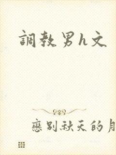 调教男h文封面