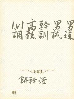 1v1高干男男调教训诫道具文