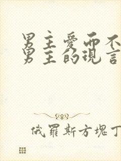 男主爱而不得虐男主的现言小说