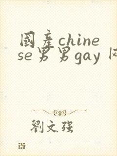国产chinese男男gay 网站