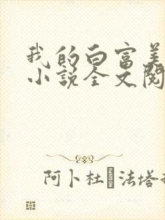 我的白富美老婆小说全文阅读
