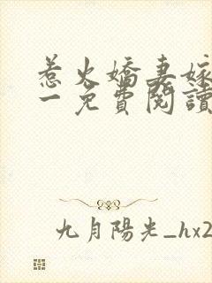 惹火娇妻嫁一送一免费阅读封面