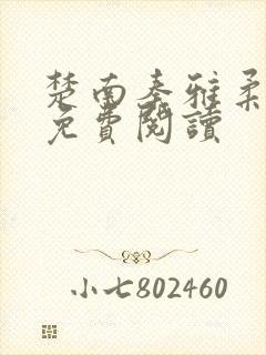 楚南秦雅柔全文免费阅读封面