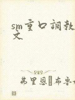 sm重口调教h文