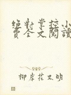 绝对掌控小说免费全文阅读笔趣阁