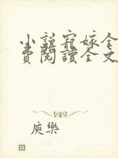 小说宠嫁全文免费阅读全文封面