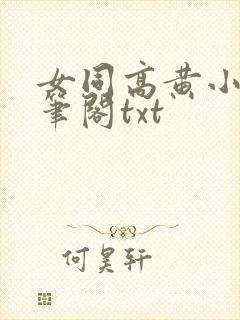 女同高黄小说趣笔阁txt