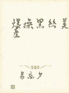 爆操黑丝美女国产封面