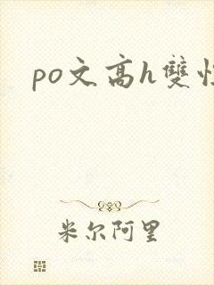 po文高h双性