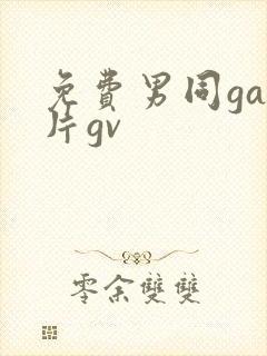免费男同gay片gv